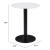 Alto Round MDF/Steel Bistro Table