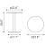 Alto Round MDF/Steel Bistro Table