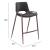 Desi Faux Leather/Steel Counter Stool