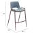Desi Faux Leather/Steel Counter Stool