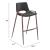 Desi Faux Leather/Steel Barstool