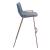 Desi Faux Leather/Steel Barstool
