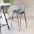 Desi Faux Leather/Steel Barstool