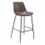 Byron Faux Leather/Steel Barstool