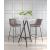 Byron Faux Leather/Steel Barstool