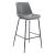 Byron Faux Leather/Steel Barstool