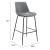 Byron Faux Leather/Steel Barstool