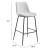 Byron Faux Leather/Steel Barstool