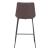 Byron Faux Leather/Steel Counter Stool