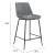Byron Faux Leather/Steel Counter Stool