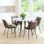 Byron Faux Leather/Steel Dining Chair