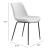 Byron Faux Leather/Steel Dining Chair