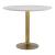Fullerton Round Marble/Aluminum Dining Table