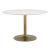 Ithaca Round Marble/Aluminum Dining Table