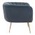 Deco Velvet Accent Chair
