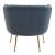 Deco Velvet Accent Chair