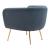 Deco Velvet Accent Chair