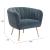 Deco Velvet Accent Chair