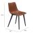 Daniel Faux Leather/Steel Dining Chair
