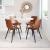 Daniel Faux Leather/Steel Dining Chair
