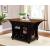 Slater 2-Drawer Wood Veneer Kitchen Island with Drop Leaves