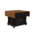 Slater 2-Drawer Wood Veneer Kitchen Island with Drop Leaves