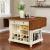 Slater 2-Drawer Wood Veneer Kitchen Island with Drop Leaves