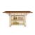 Slater 2-Drawer Wood Veneer Kitchen Island with Drop Leaves