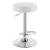Ramses Leatherette Adjustable Bar Stool with Chrome Base