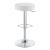 Ramses Leatherette Adjustable Bar Stool with Chrome Base