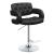 Brandi Leatherette Adjustable Height Bar Stool with Chrome Base 
