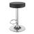 Ramses Leatherette Adjustable Bar Stool with Chrome Base