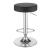 Ramses Leatherette Adjustable Bar Stool with Chrome Base
