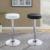 Ramses Leatherette Adjustable Bar Stool with Chrome Base