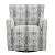 Lonita Chenille Fabric Swivel Chair