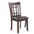 Lavon Leatherette Dining Side Chair with Wood Base