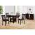 Lavon Leatherette Dining Side Chair with Wood Base