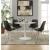 Juniper Polypropylene/Leatherette Side Chair w/ Chrome Base