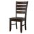 Dalila Leatherette Ladder Back Side Chair with Wood Base