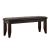 Dalila Padded Cushion Leatherette Bench with Wood Base