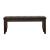 Dalila Padded Cushion Fabric/Leatherette Bench with Wood Base