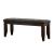 Dalila Padded Cushion Leatherette Bench with Wood Base