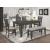 Dalila Padded Cushion Fabric/Leatherette Bench with Wood Base