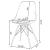 Juniper Polypropylene/Leatherette Side Chair w/ Chrome Base