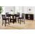 Lavon Leatherette Counter Height Stool w/ Wood Legs & Lattice Back