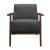 August Velvet Accent Chair