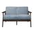 Carlson Velvet Loveseat