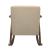 Waithe Polyester Fabric Rocking Chair