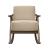 Waithe Polyester Fabric Rocking Chair