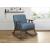 Waithe Polyester Fabric Rocking Chair